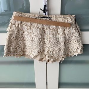 Crochet shorts